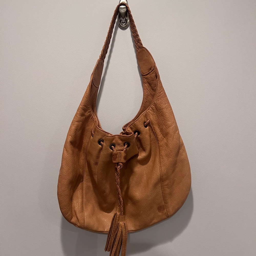 Vintage Leather Boho Bag